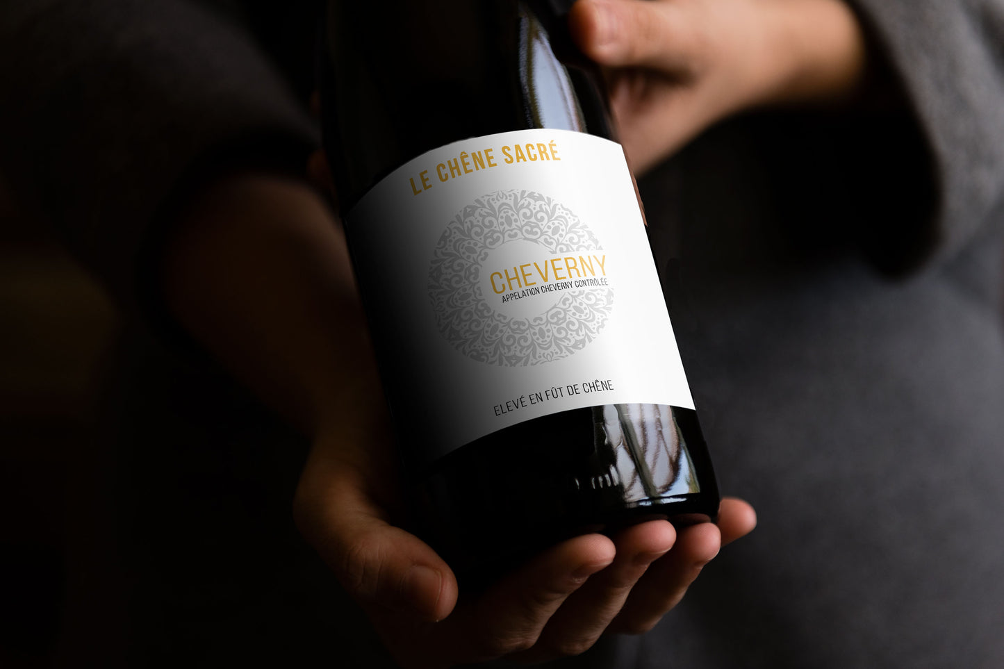 Bouteille de vin AOC Cheverny Rouge élévé en fût de chêne "Le Chêne Sacré" - En vente sur la boutique en ligne de La Cave Coopérative des Vignerons de Mont-Près-Chambord