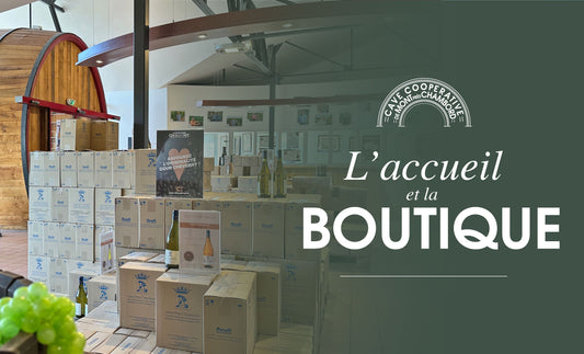 La Boutique et l'accueil du public de La Cave Coopérative des Vignerons de Mont-Près-Chambord
