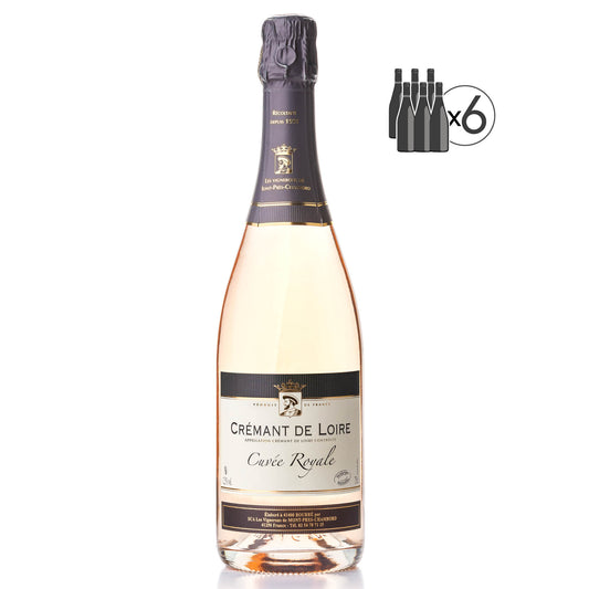 Bouteille de vin AOC Crémant de Loire Rosé Brut "Cuvée Royale" - En vente sur la boutique en ligne de La Cave Coopérative des Vignerons de Mont-Près-Chambord