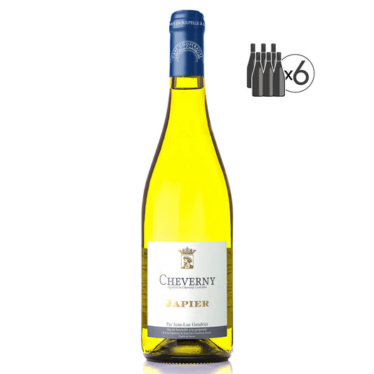Bouteille de vin blanc AOC Cour-Cheverny - JAPIER - en vente sur la boutique de la cave Coopérative des Vignerons de Mont-Pres-Chambord